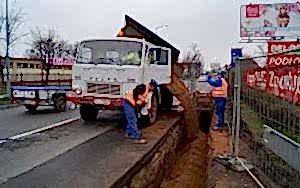 Budowa kanalizacji sanitarnej w ul. Nowodworskiej (zakończono) (5)